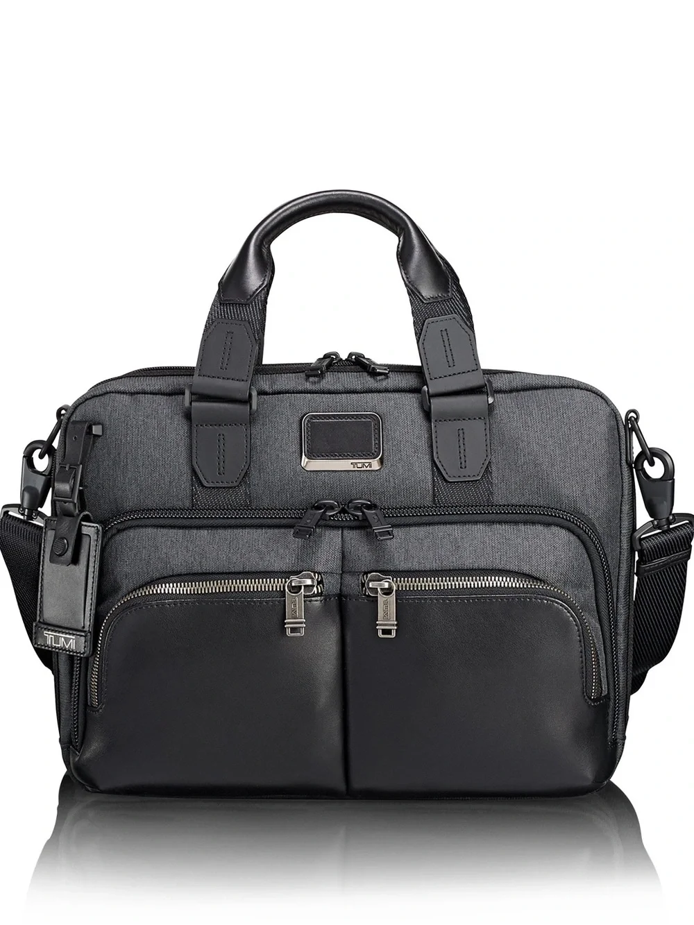 TUMI Alpha Bravo Albany Slim Commuter Briefcase in Anthracite